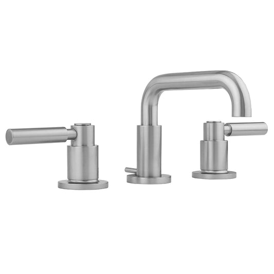 Jaclo 8882-L-0.5 Downtown Contempo Faucet With Round Escutcheons & High Lever Handles- 0.5 Gpm